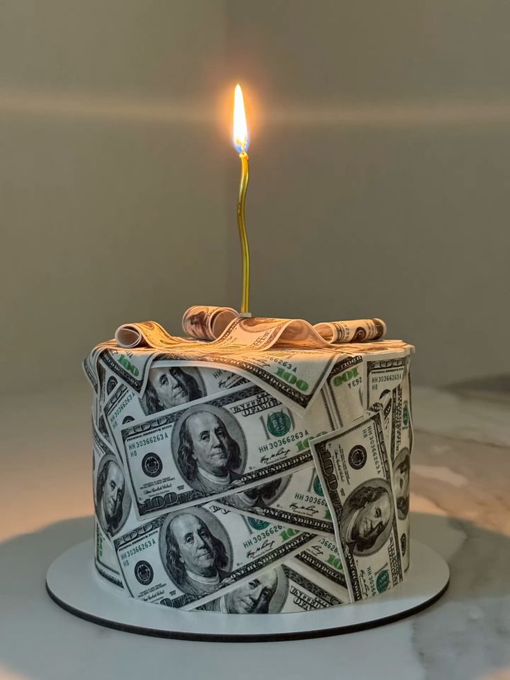 Money Theme Cake