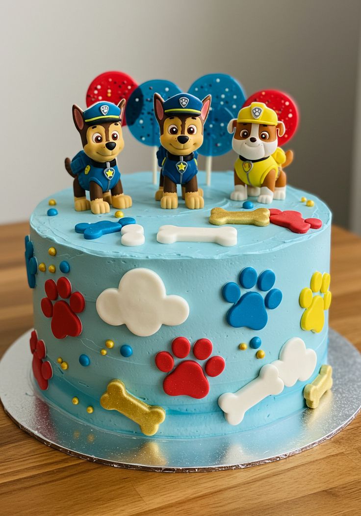 Paw Patrol Theme Cake