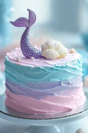 Mermaid Theme Cake