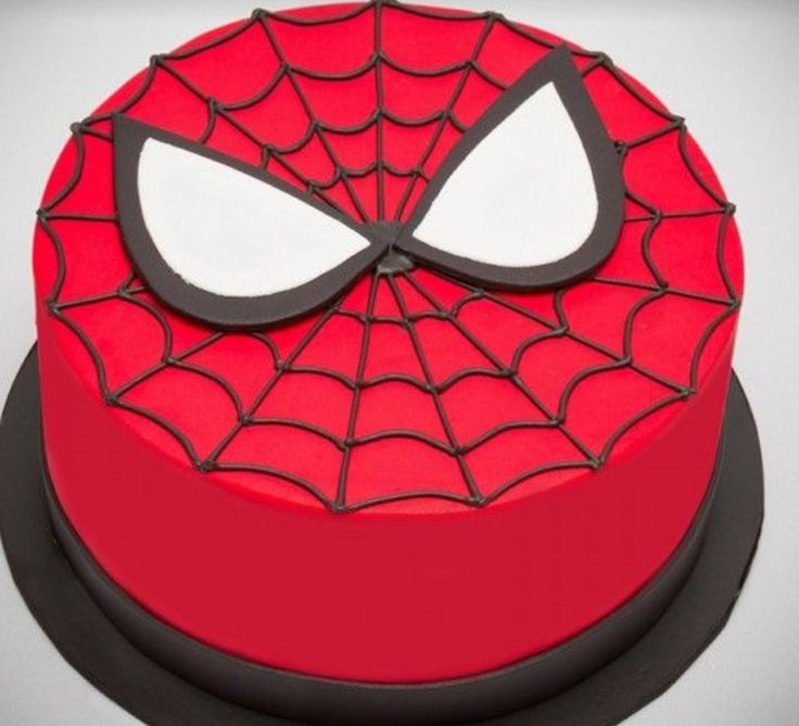Spiderman Theme Cake