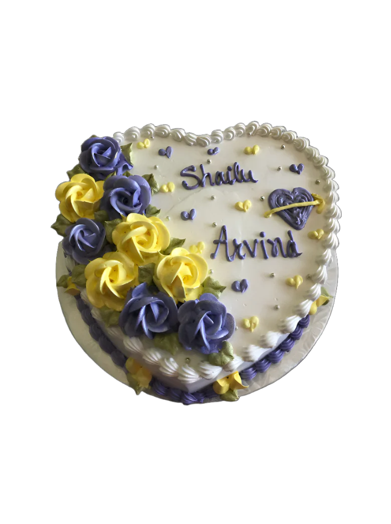Anniversary Heart Cake