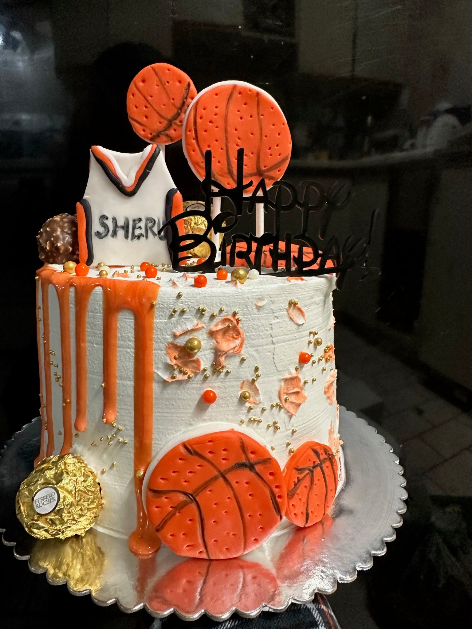 Basketball Theme Birthday Cake (SPT001)