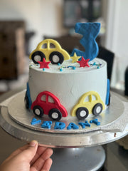 Little Cars Birthday Cake (CAR001)