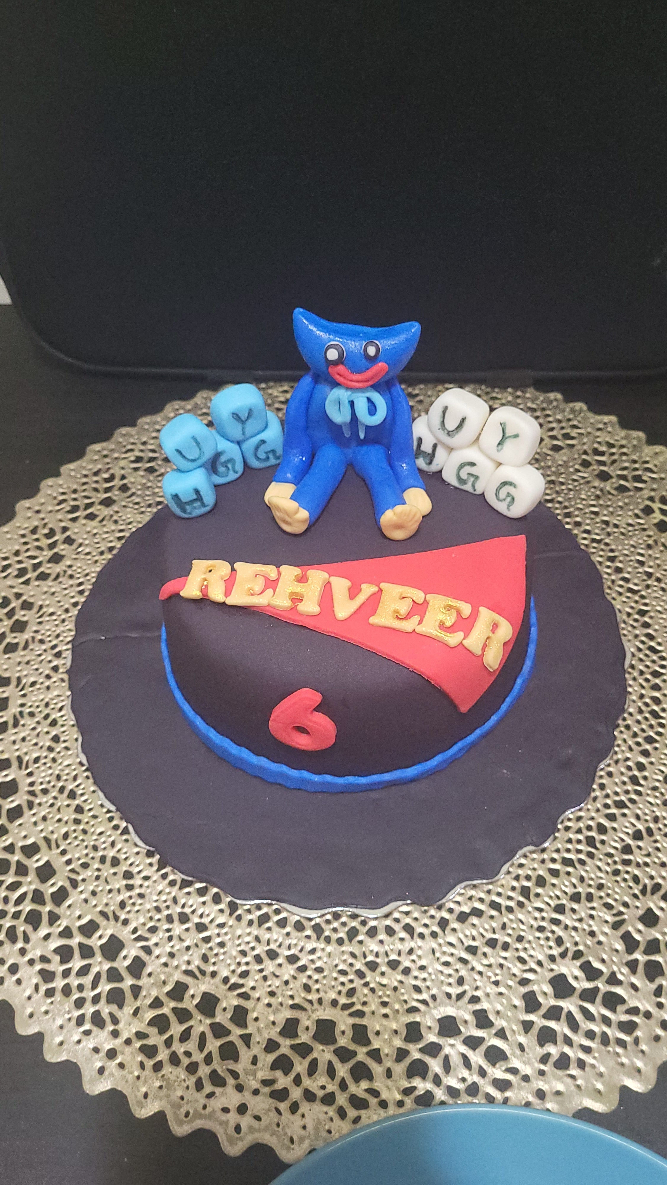 Huggy Wuggy Theme Birthday Cake (CCR001)