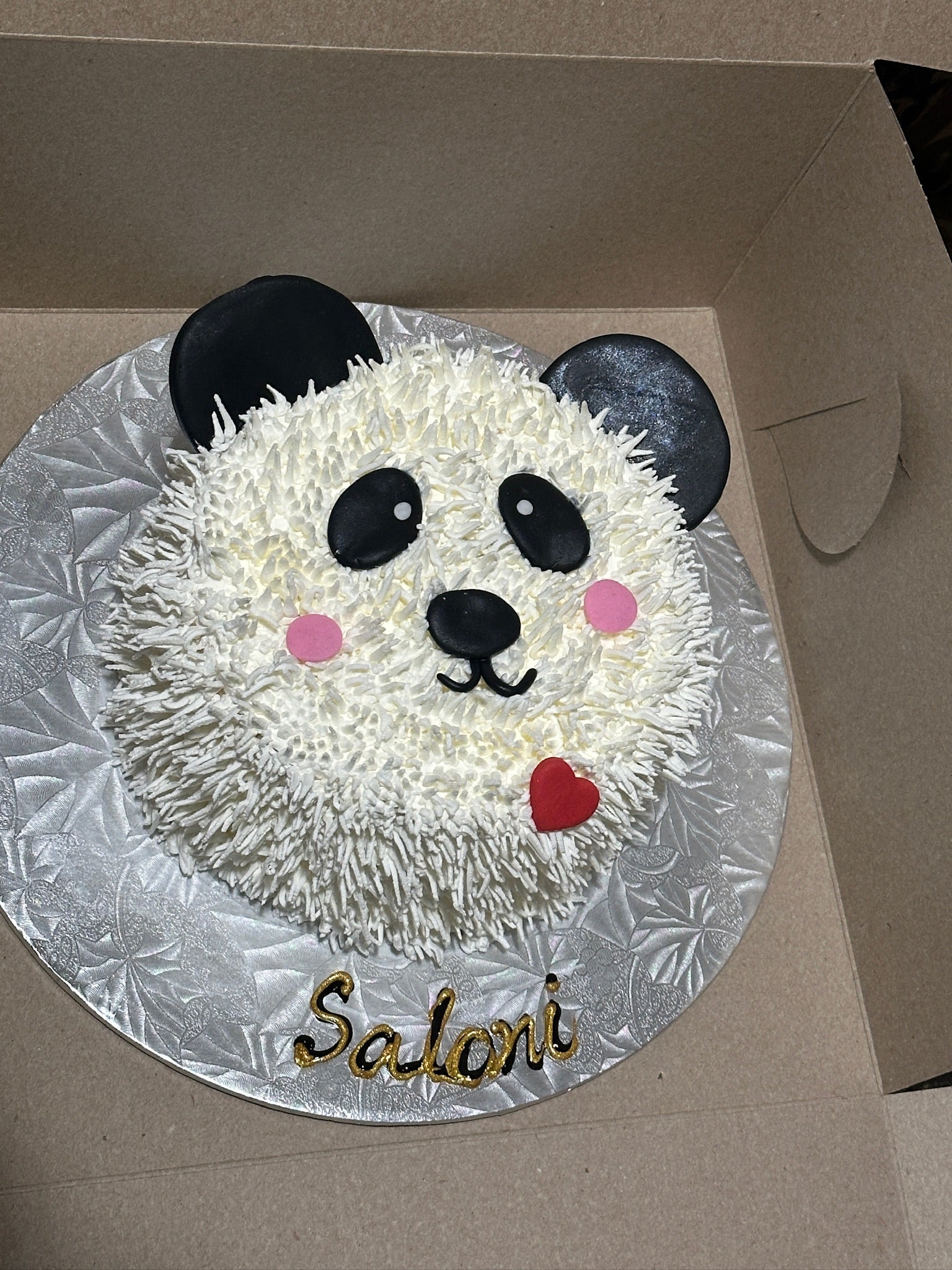 Cute Panda Face Cake (CCR002)