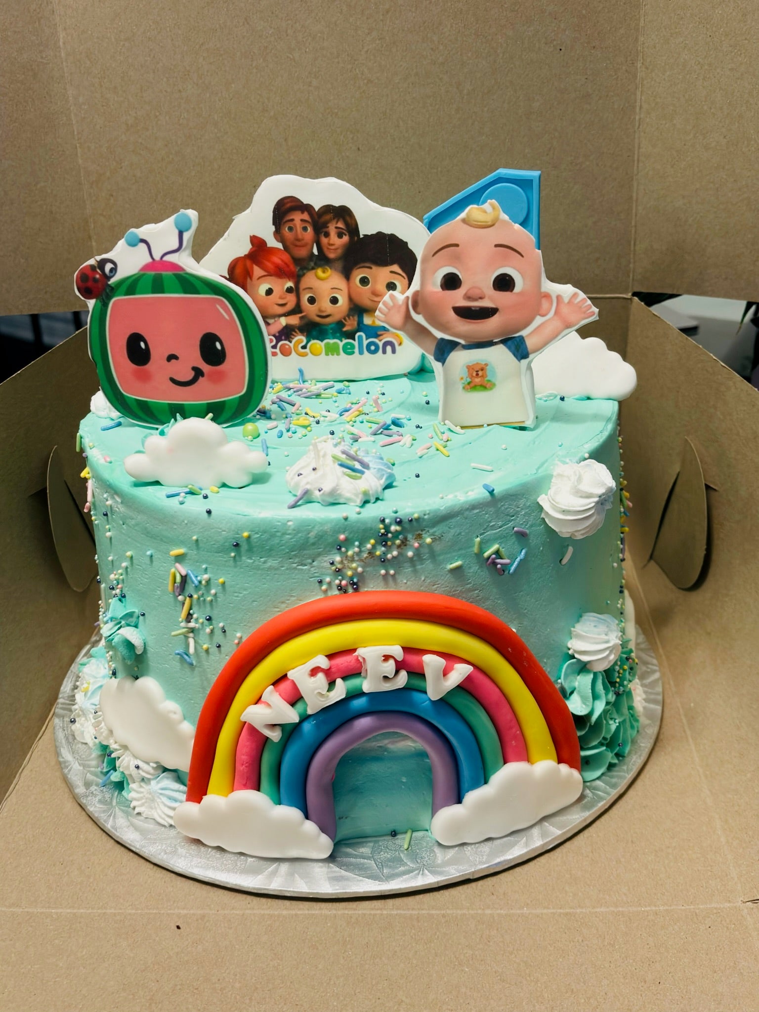 Cocomelon Rainbow Birthday Cake (COM001)