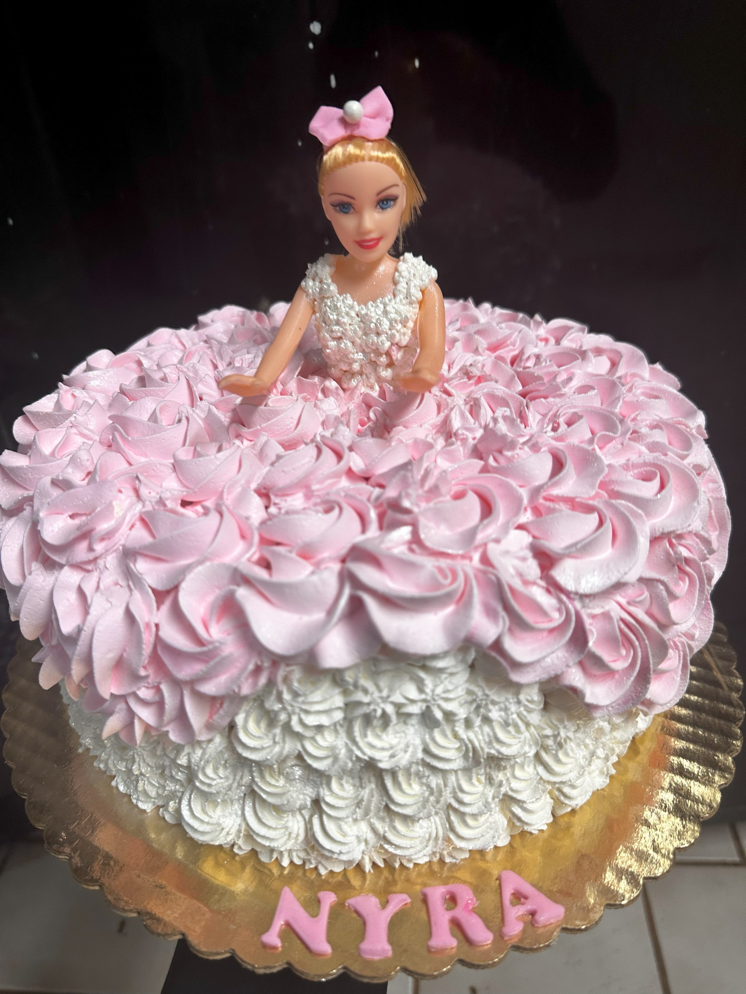 Nyra's Pink Princess Doll Cake (DC002)