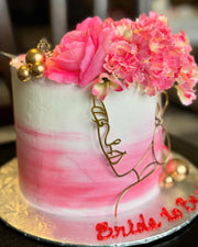 Blushing Bride-to-Be Cake (FL011)