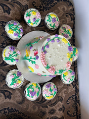 Hand-Piped Floral Cake & Cupcake Set (FL019)