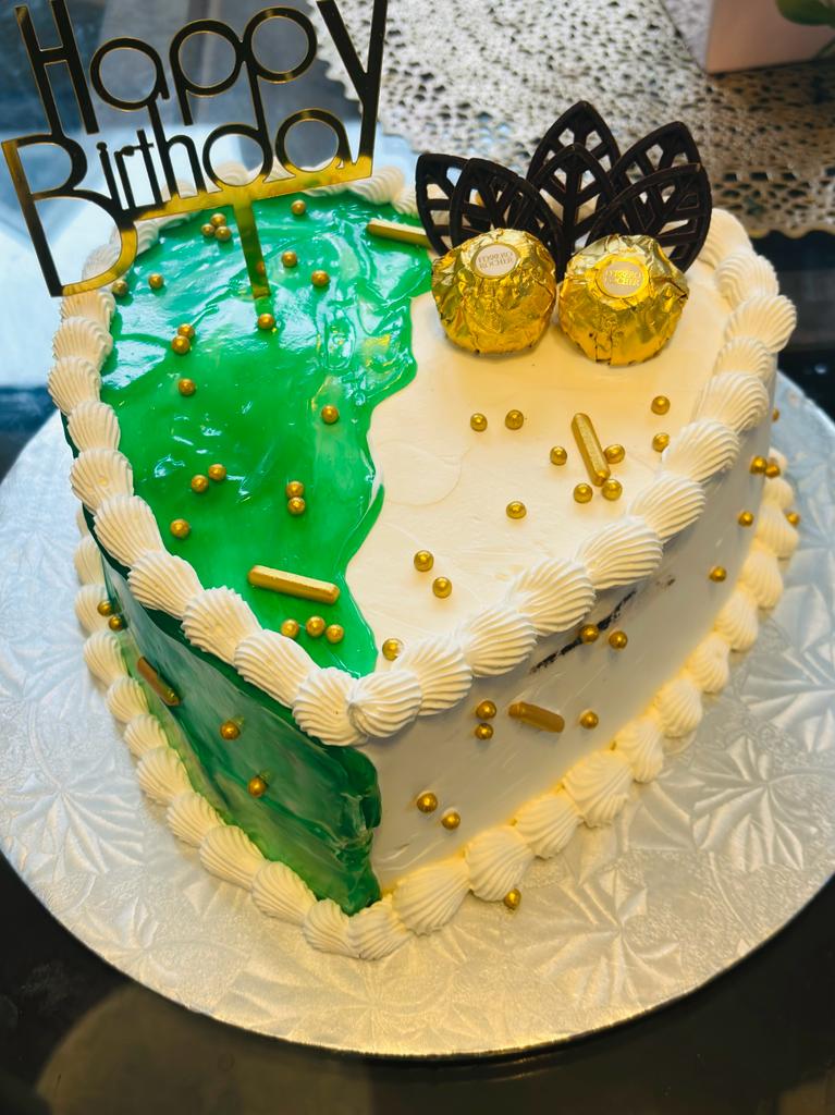 Red Velvet Heart Anniversary Cake (HS004)