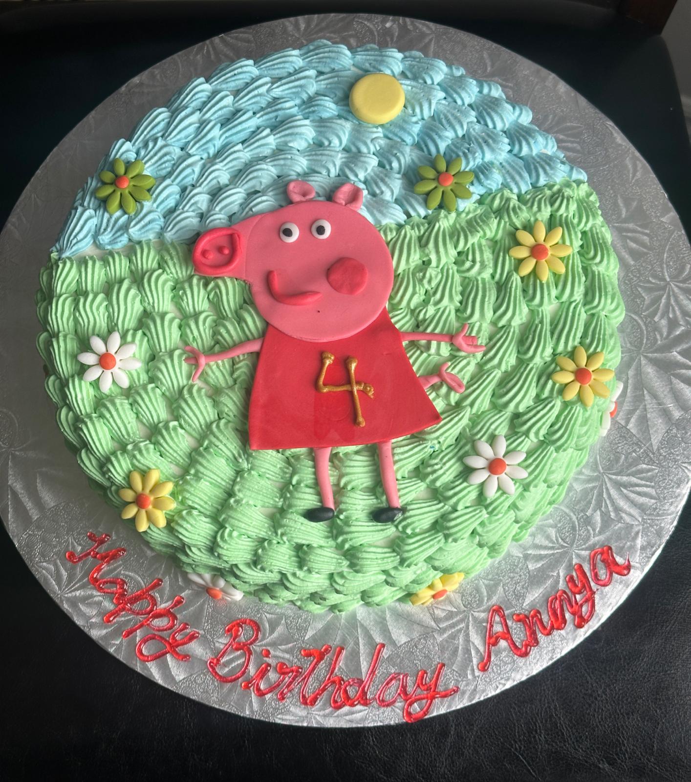 Peppa Pig Garden Cake (PPT004)