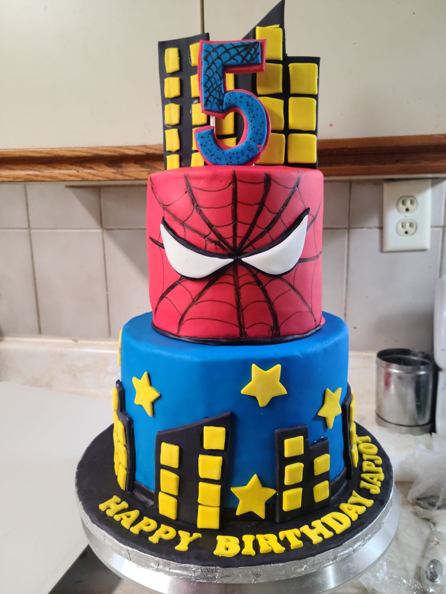 Spider-Man City Adventure Cake (SPD002)