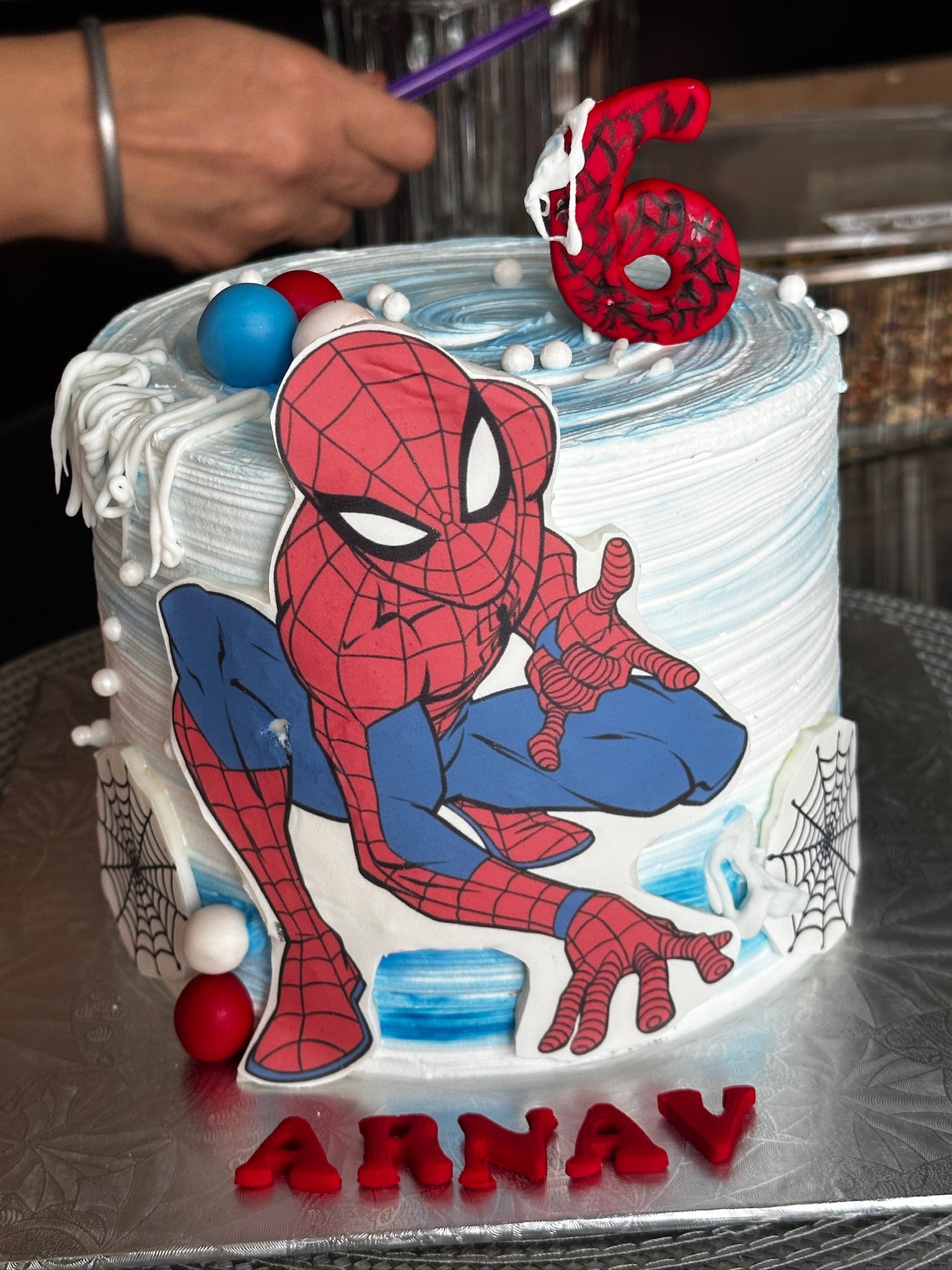 Spider-Man Action Birthday Cake (SPD005)