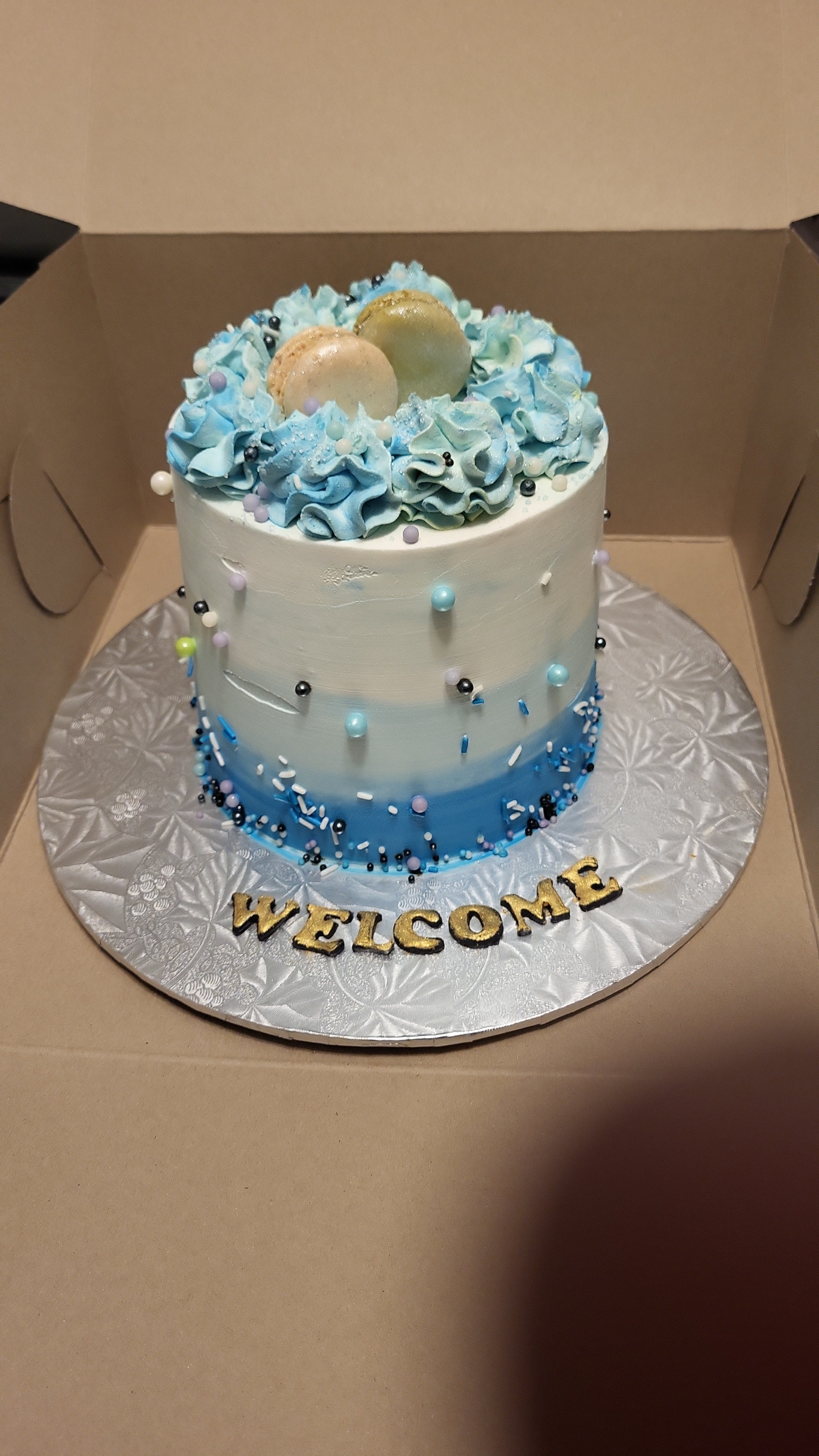 Baby Boy Welcome Cake (WBC002)