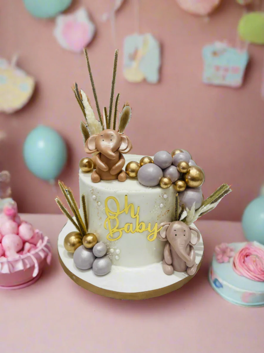 Oh Baby Elephant Cake