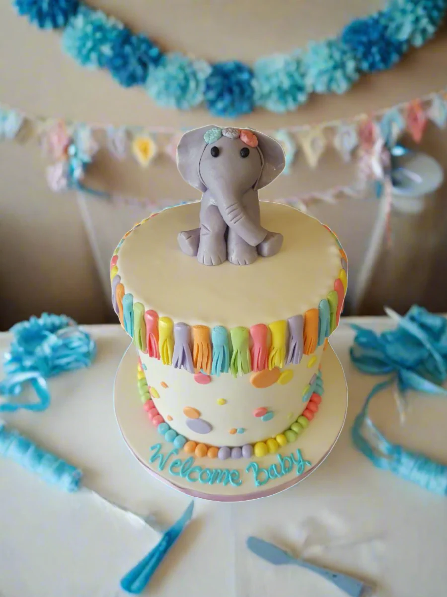 Oh Baby Elephant Cake